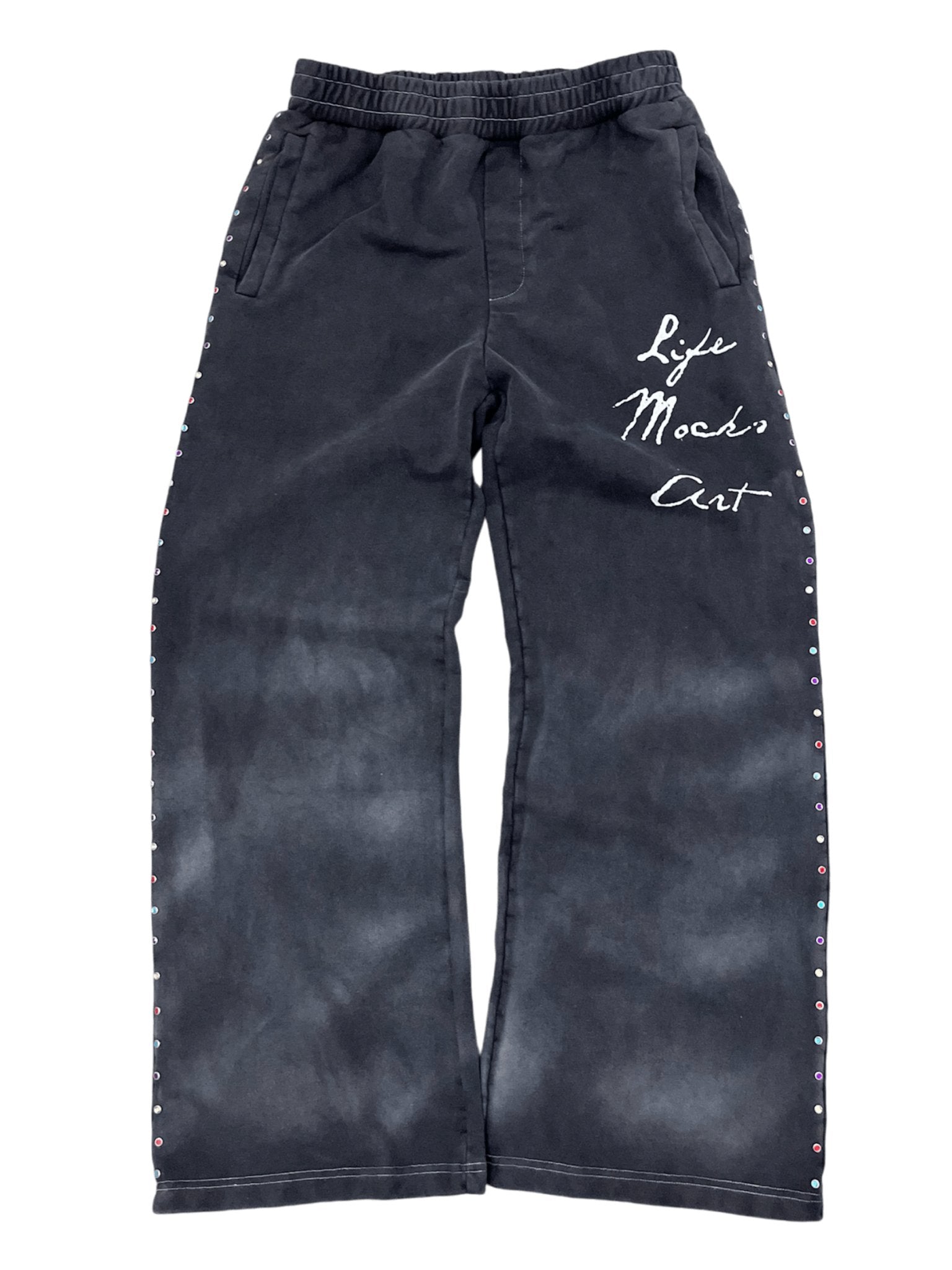 “aRTS N’ kRAFts” Baggy Sweats (Charcoal) - Lifemocksart ®