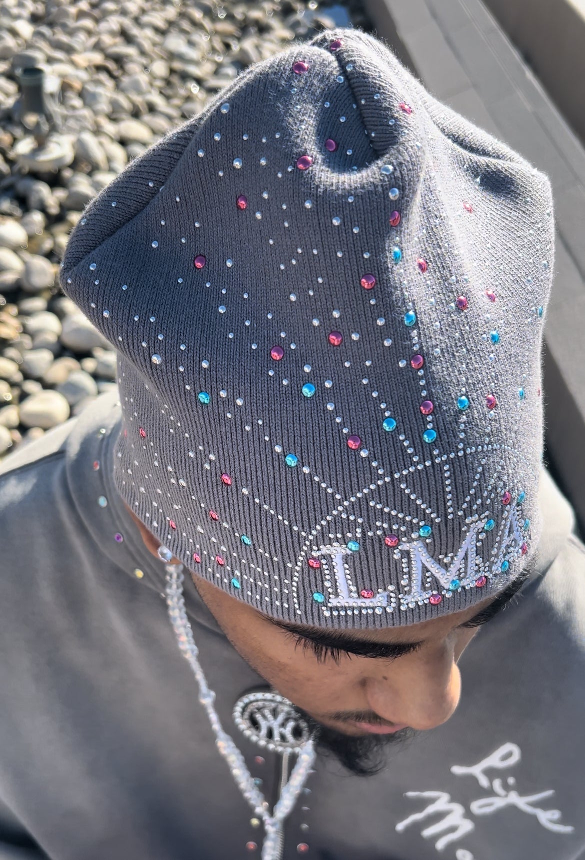 Milky Way Beanie (Grey) - Lifemocksart ®